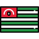 flag, Abkhazia, Country, Nation, flags Black icon