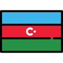 flags, flag, Country, Azerbaijan, Nation Black icon