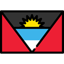 flags, Country, Antigua And Barbuda, flag, Nation Crimson icon