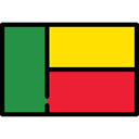 flags, flag, Benin, Country, Nation Crimson icon