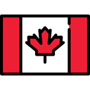 Country, flags, flag, Nation, canada Crimson icon