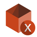 Box, cross SaddleBrown icon