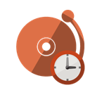 Clock, Alarm Black icon