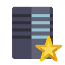 star, Server DarkSlateGray icon
