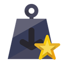 star, weight DarkSlateGray icon