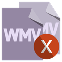 cross, Wmv, File, Format LightSlateGray icon