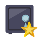 star, Box, safety DarkSlateGray icon