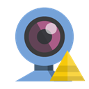 pyramid, Webcam CornflowerBlue icon