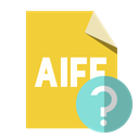 Format, File, help, Aiff Goldenrod icon