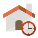 Clock, Home Gainsboro icon