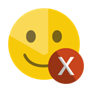 cross, smiley Gold icon