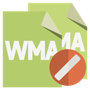 Wma, cancel, Format, File DarkKhaki icon