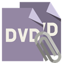 File, Dvd, Format, Attachment LightSlateGray icon
