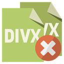 Divx, Close, Format, File DarkKhaki icon