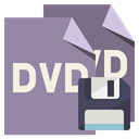Dvd, File, Format, Diskette LightSlateGray icon