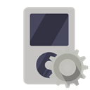 ipod, Gear Silver icon
