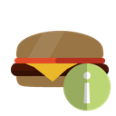 hamburguer, Info Black icon