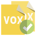Format, checkmark, File, vox SandyBrown icon