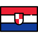 Nation, Country, flags, Croatia, flag Crimson icon