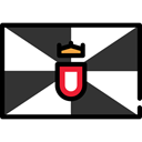 spain, city, flag, autonomous, flags, Ceuta DarkSlateGray icon