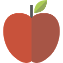Apple, Food And Restaurant, diet, vegetarian, vegan, food, Healthy Food, organic, Fruit IndianRed icon