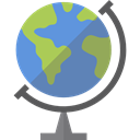 Earth Globe, Earth Grid, planet, Geography, Planet Earth, Maps And Flags Black icon