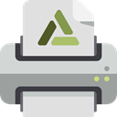 Print, technology, printing, paper, printer, Ink Gainsboro icon