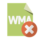 Format, Wma, Close, File DarkKhaki icon