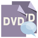 Format, speech, Bubble, Dvd, File LightSlateGray icon