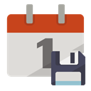 Calendar, Diskette Gainsboro icon