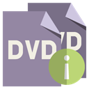 Info, Format, Dvd, File LightSlateGray icon