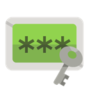 Key, password YellowGreen icon