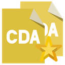 File, Format, star, Cda Goldenrod icon