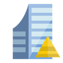 Company, pyramid Black icon