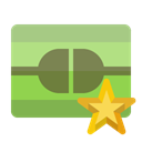 star, Connect YellowGreen icon
