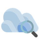 zoom, Cloud LightSteelBlue icon