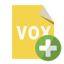 Add, File, Format, vox SandyBrown icon