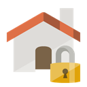 Lock, Home Gainsboro icon