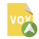 vox up, vox, Up, Format, File SandyBrown icon