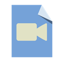 File, video, type CornflowerBlue icon