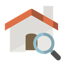 zoom, Home Gainsboro icon