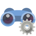 Gear, Binoculars Black icon