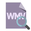Format, zoom, File, Wmv Icon