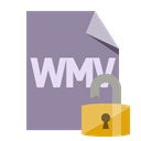 Lock, Format, open, File, Wmv LightSlateGray icon