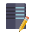 pencil, Server DarkSlateGray icon
