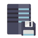 Diskette, Server DarkSlateGray icon