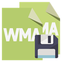 Format, File, Wma, Diskette DarkKhaki icon