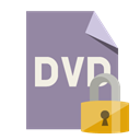 Lock, Format, Dvd, File LightSlateGray icon