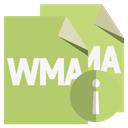 Info, File, Wma, Format DarkKhaki icon