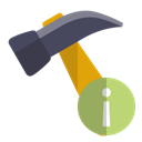 hammer, Info Black icon